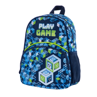 Mały plecak dziecięcy wycieczkowy play game granatowy AK330
